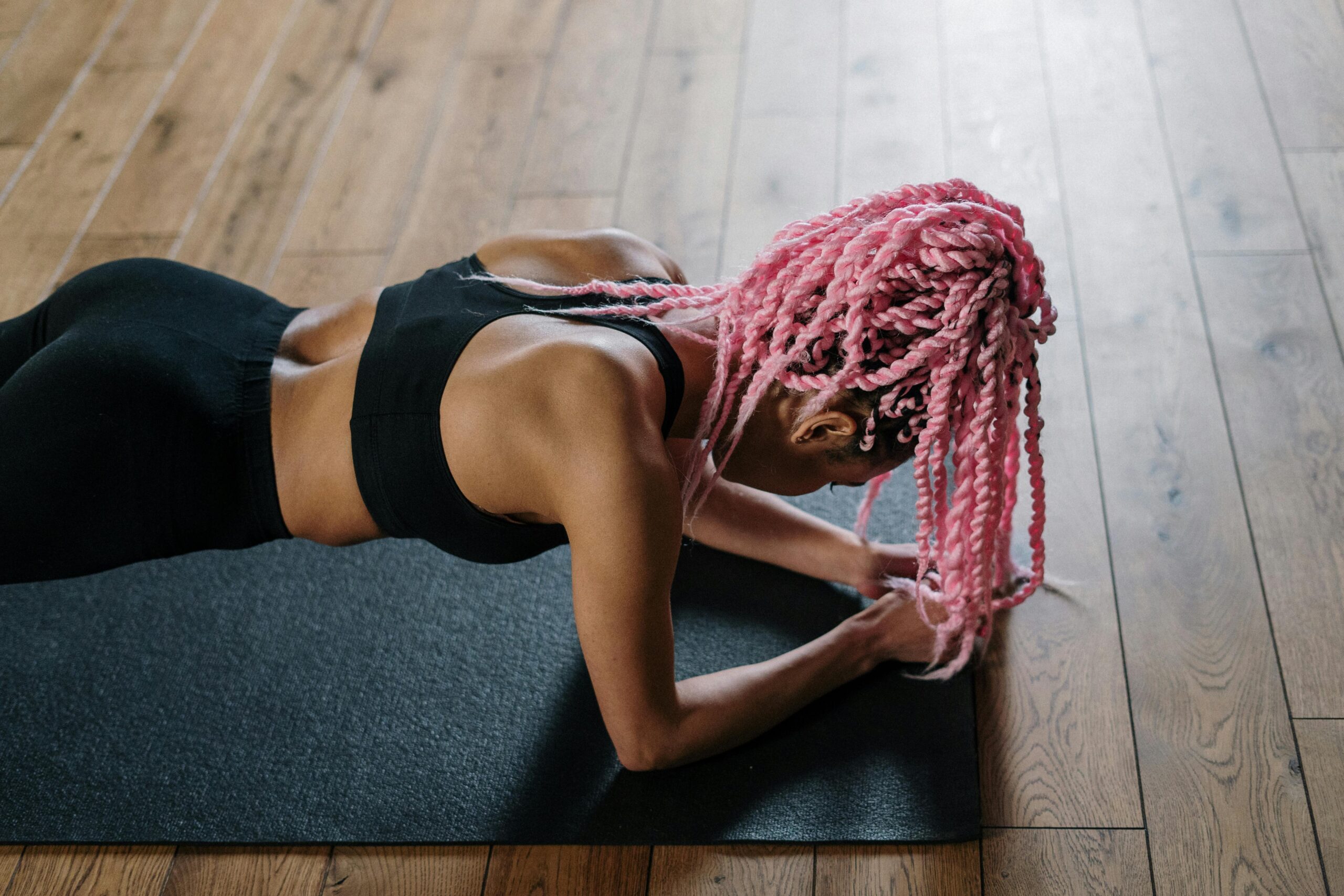 Plank to pike position in Pilates