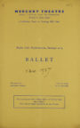 Cover of the Mercury Theatre programme for 5 December 1937. RDC/MA/04/01/0043