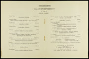 Inside pages of the programme listing the Ballet-Divertissement at the Arts Theatre Club, 9 March 1928. RDC/MA/04/01/0003