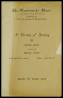 Cover of the programme for 'An Evening of Dancing by Diana Gould assisted by Harold Turner' at the Maddermarket Theatre, 8 October 1928. RDC/MA/04/01/0006