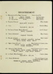 Page of divertissements in the programme for An Evening of Dancing by Madame Rambert's School of Dancing, 21 December 1928. RDC/MA/04/01/0007